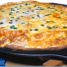 Wingless Buffalo Chicken Pizza
