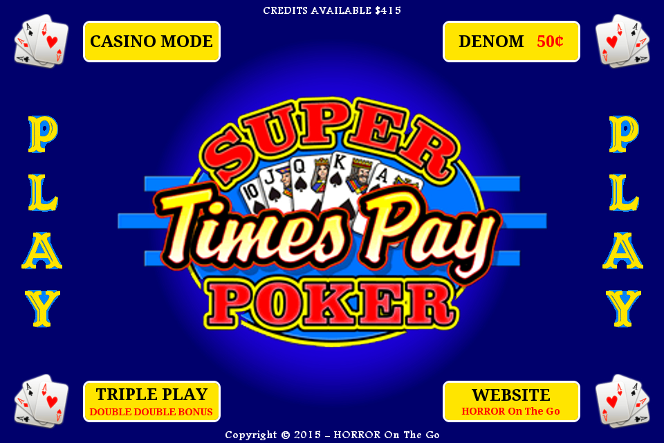 Android application Super Times Pay Poker screenshort