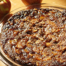 Apple Pecan Upside Down Cake