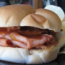 Barbecued Ham Buns