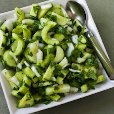 Asian Cucumber Salad with Cilantro and Vidalia Onions