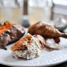 Goat Cheese Roasted Chicken