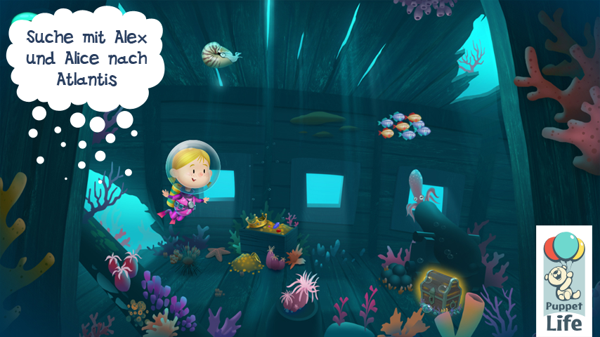 Android application Explorium: Ocean For Kids screenshort