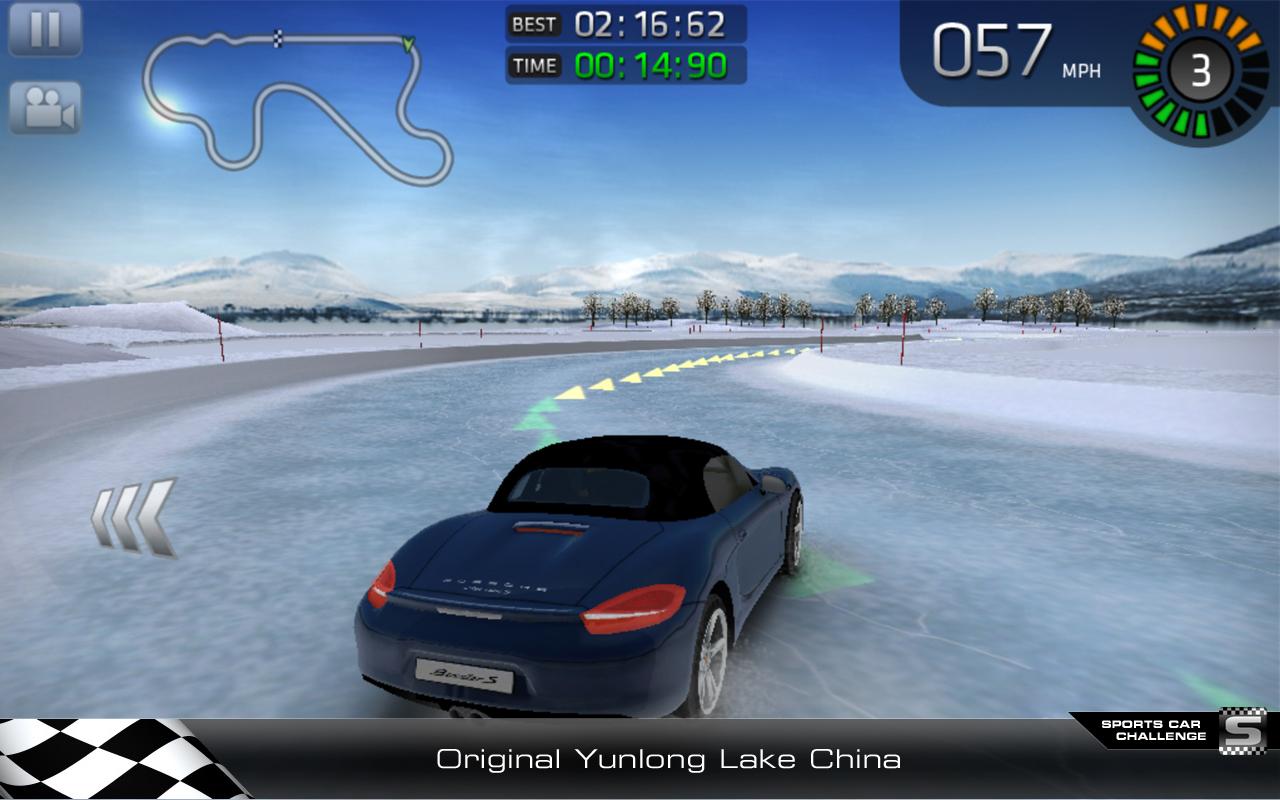 Android application Sports Car Challenge screenshort