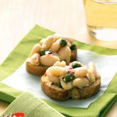 White-Bean and Caper Crostini