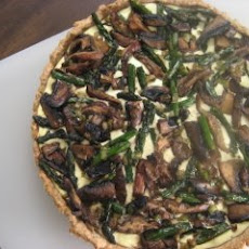 Stretching-Toward-Spring Vegetable Tart with Whole Wheat-Rosemary Shell