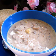 Creamy Mushroom Beef Soup