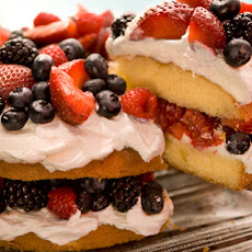 Easy Berry Butter Cake Recipe