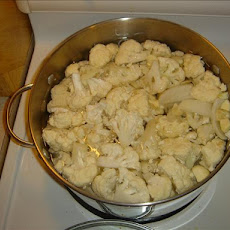 Cheesy Faux Taters/ Cauliflower