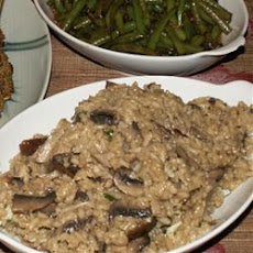 Shiitake and Baby Bella Mushroom Risotto