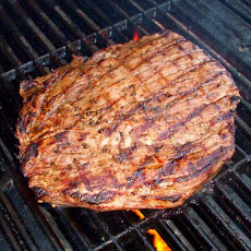 Grilled New York Steaks With Chimichurri