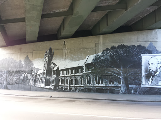 Pine Hill Overbridge Mural