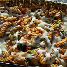 Baked Penne With Broccoli and Three Cheeses