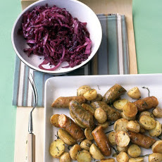Roasted Chicken Sausage and Potatoes