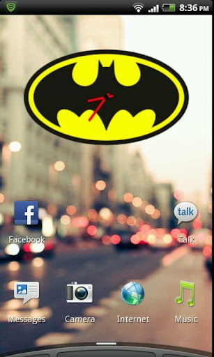 Batman Clock Widget