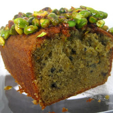 Blood Orange Olive Oil Cake with Candied Pistachios