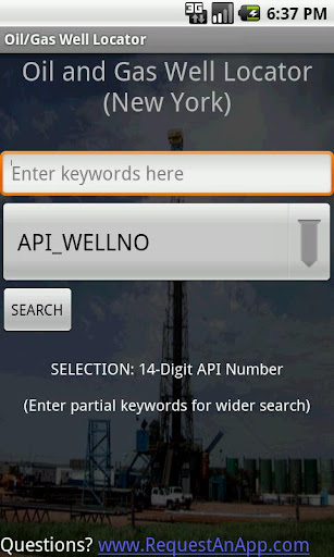 Oil and Gas Well Locator LITE