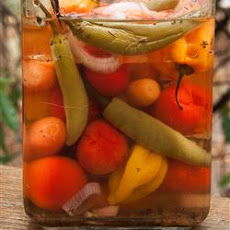 Pickled Jalapenos and Carrots