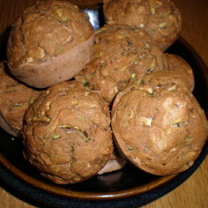 Savory Basil Zucchini Muffins
