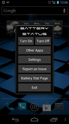 【免費工具App】Battery Status Bar (AD Free)-APP點子