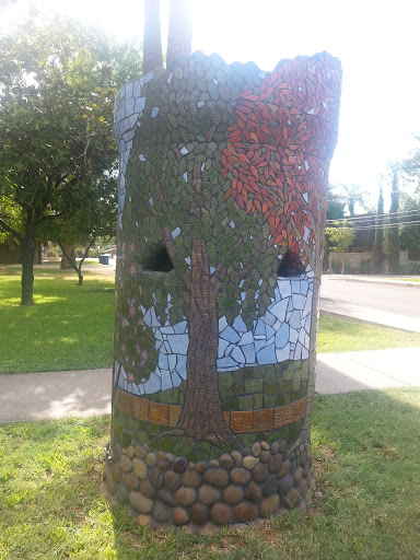 Tree Scene Sculpture