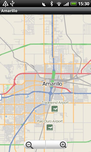 Amarillo Street Map