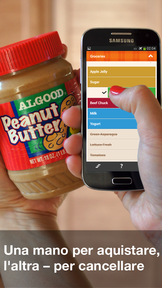 Android application Organizy Grocery Shopping List screenshort