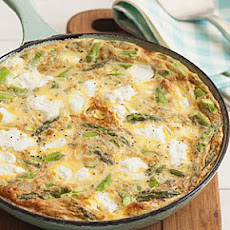 Asparagus and Goat Cheese Frittata