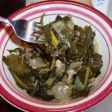 Bacon and Brown Sugar-Braised Collard Greens