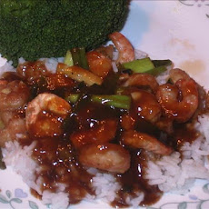 Honey Ginger Shrimp Stir-fry