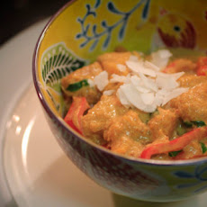 Pumpkin Curry with Brown Coconut Rice