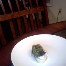 Sweetbreads Crostini with on-hand Chimichurri