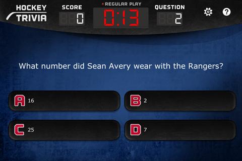 【免費解謎App】Hockey Trivia-Rangers-APP點子