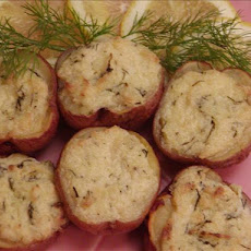 Lemon Dill Twice Baked Potatoes