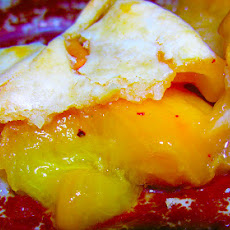 Fall peach harvest pie with a twist