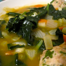 Italian Wedding Soup with Turkey Meatballs