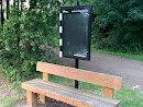 Canal Walk Sign Infoboard And Bench