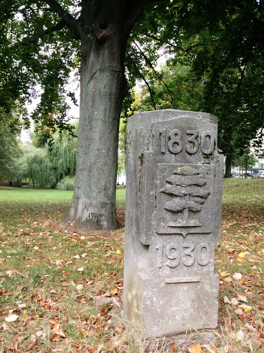 1830-1930 Tree 100th Bday Memorial Stone