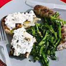 Sausages, Rabes and Ricotta on Ciabatta