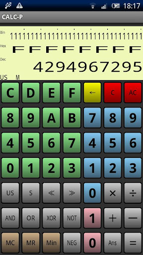 Programmer's calculator CALC-P