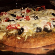 Three Cheese Pesto Pizzas