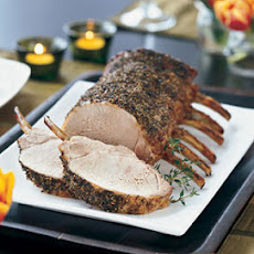Herb-Brined Pork Prime Rib Roast