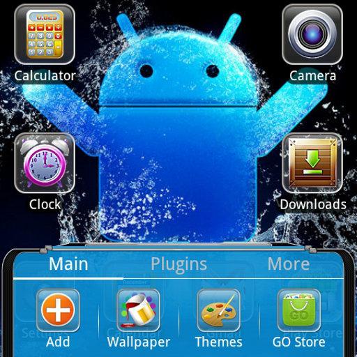 Cool Blue GO Launcher Theme LOGO-APP點子