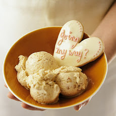 White Chocolate Amaretti Ice Cream