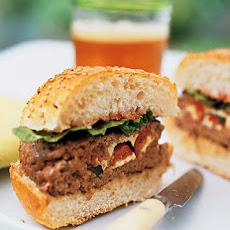 Stuffed Beef Burgers