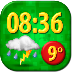 Funny Clock Weather Widget.apk 5.0