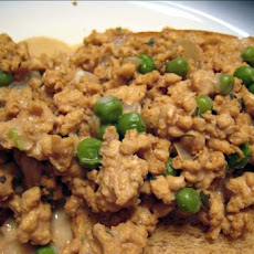 Faux Ground Beef Stroganoff (Turkey)