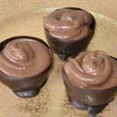 Chocolate Cups With Decadent Chocolate Mousse