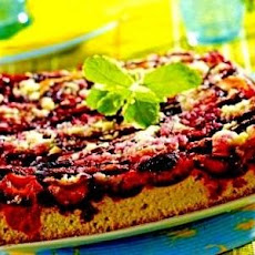 Polish Fresh Plum Cake--Placek Z Sliwkami