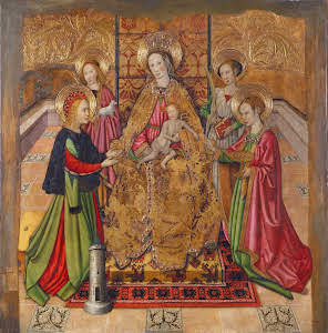 Virgen y santas